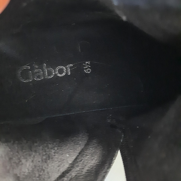 Gabor Black Suede Runners - Picture 8 of 8